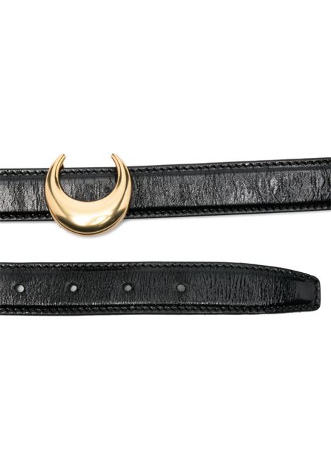 ms moon belt woman black MARINE SERRE | WLG001ACLEA0004BK93